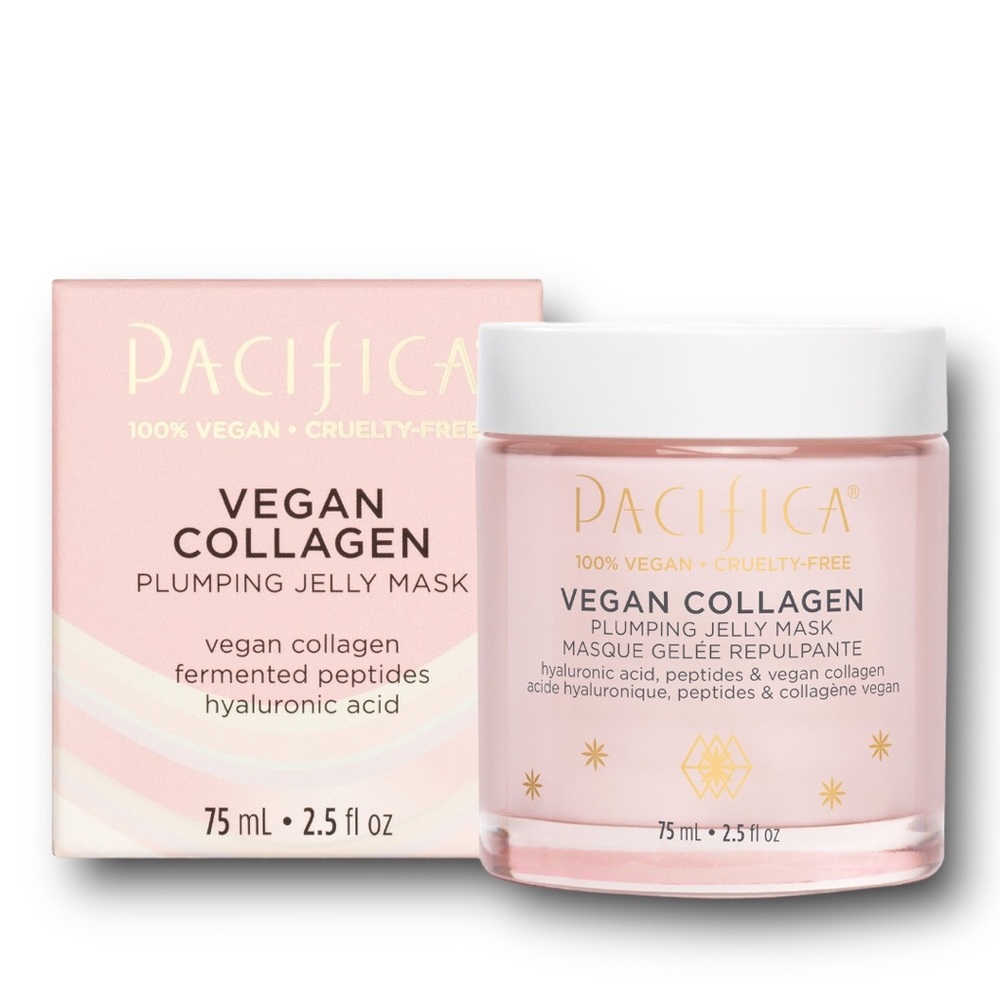Pacifica Beauty Vegan Collagen Plumping Jelly Mask | Hyaluronic Acid ~ New